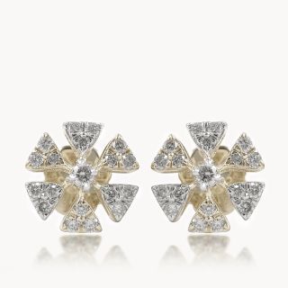 Chakra Design Diamond Earings