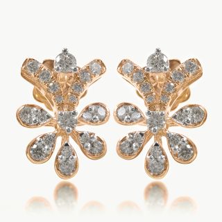 Vine Bloom Diamond Dangler