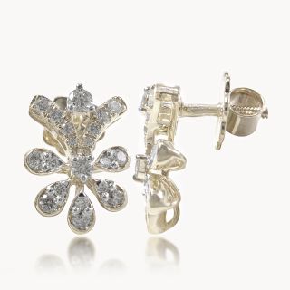 Vine Bloom Diamond Dangler