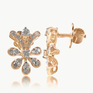 Vine Bloom Diamond Dangler