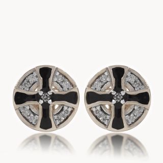 Celestia Cross Diamond Studs