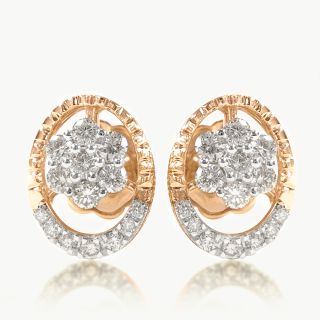 Trinity Glimmer Diamond Studs