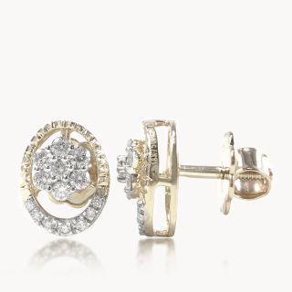Trinity Glimmer Diamond Studs