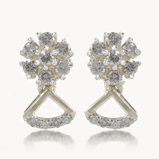Blossom Charm Diamond Studs