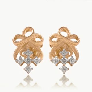 Aurika Knot Diamond Studs