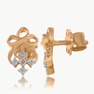 Aurika Knot Diamond Studs