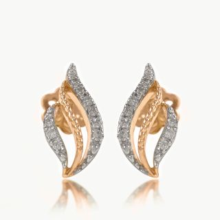 Velina Curve Diamond Studs
