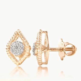 Donna's Delicate Diamond Studs