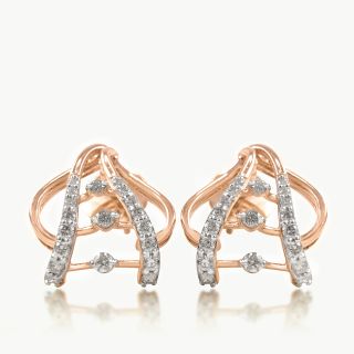 Heaven's Stair Diamond Studs