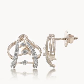 Heaven's Stair Diamond Studs