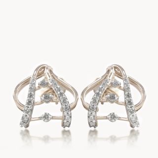 Heaven's Stair Diamond Studs