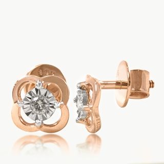 Twinkle Core Bloom Diamond studs