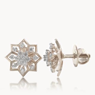 Frozen Bloom Diamond studs