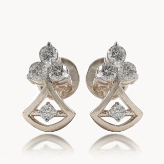 Trillia Bloom Diamond Studs