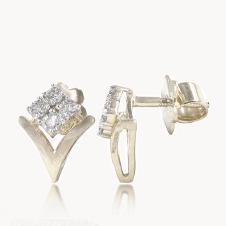 Ganeessa  Designer Diamond Stud Earrings
