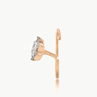 Snowflake Diamond Nose pin