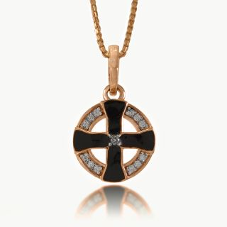 Celestia Cross Diamond Pendant