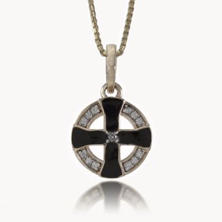 Celestia Cross Diamond Pendant