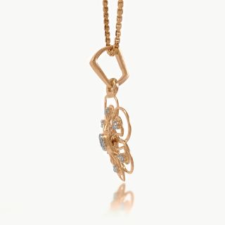 Diamond Petal Pendant