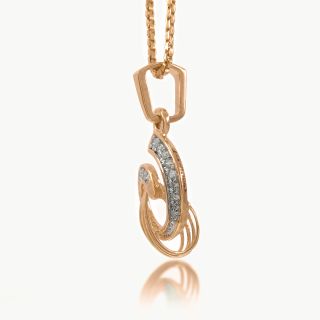Aquatic Sparkle Diamond Pendant