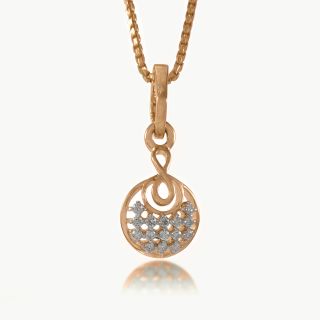 Infinite Moon Diamond Pendant