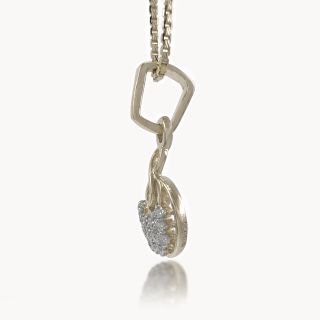 Infinite Moon Diamond Pendant