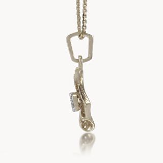 Geometric Infinity Diamond Pendant