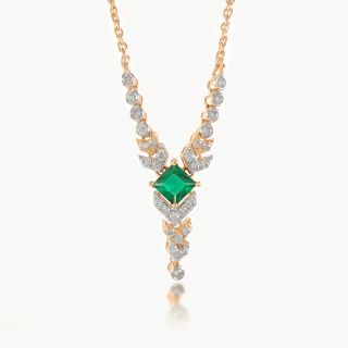 Vamp's Y Diamond Mini-Necklace