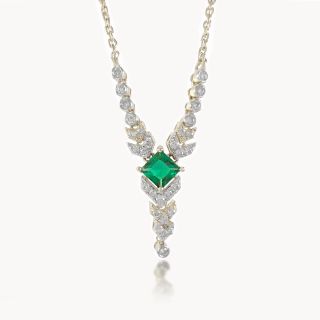 Vamp's Y Diamond Mini-Necklace