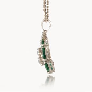 Gibbous Diamond Pendant