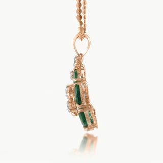 Gibbous Diamond Pendant