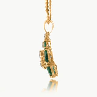 Gibbous Diamond Pendant