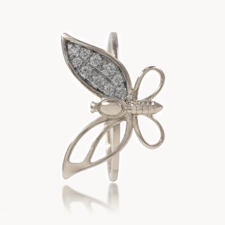 Butterfly Diamond Ring