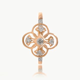 Diamond Petal Ring