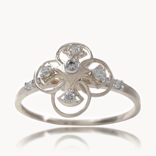 Diamond Petal Ring