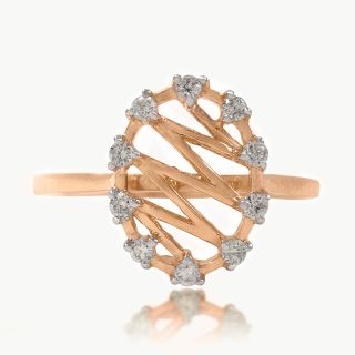 Zig-Zag Diamond Ring