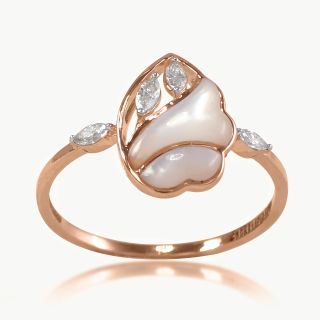 Lustrous Bloom Diamond Ring