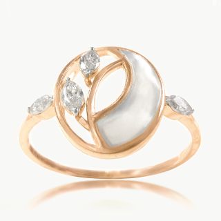 Crescent Moon Diamond Rings
