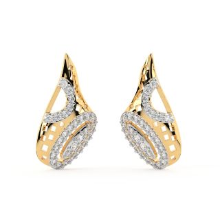 Kayla Round Diamond Stud Earrings