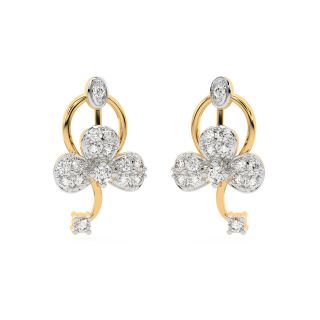 Ethan Round Diamond Stud Earrings