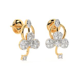 Ethan Round Diamond Stud Earrings