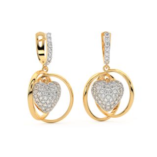 Rasine Round Diamond Earrings