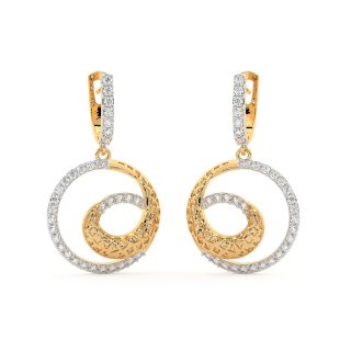 Stefan Round Diamond Earrings