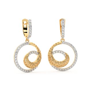 Stefan Round Diamond Earrings