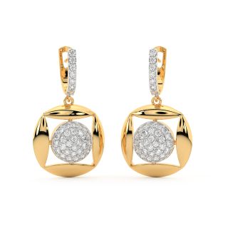 Valeska Round Diamond Earrings