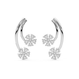 Avery Round Diamond Stud Earrings