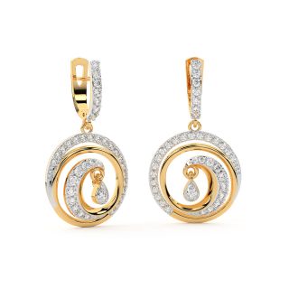 Wren Round Diamond Earrings