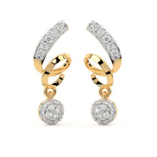 Jack Round Diamond Earrings