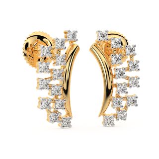 Adeline Diamond Stud Earrings