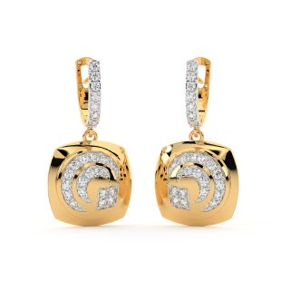 Darcy Round Diamond Earrings